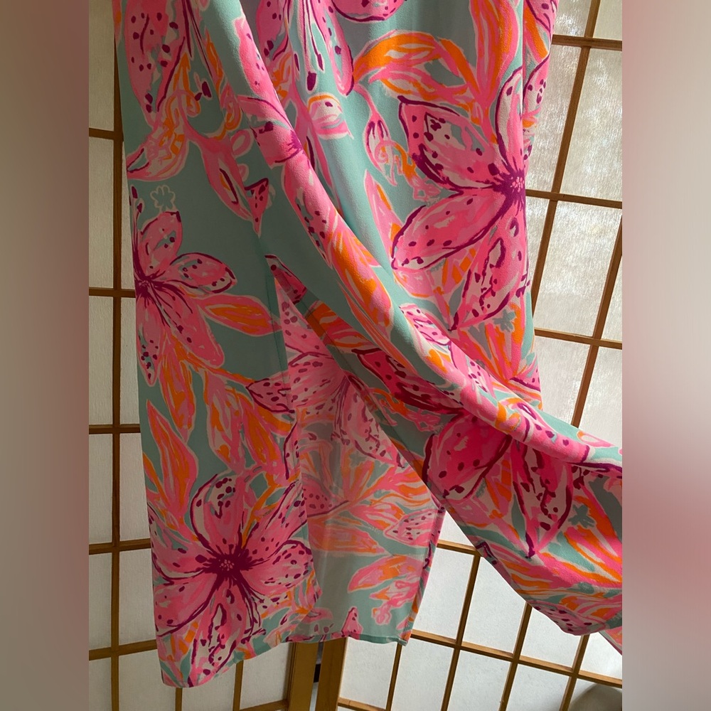 NWT LILLY PULITZER Esmeray Set Surf Blue Bonita Blooms - Picture 11 of 12